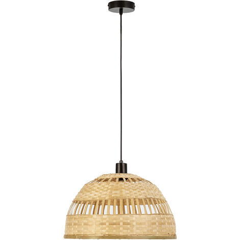 Lampada da soffitto in bambù Suyen, diametro 39,5 cm