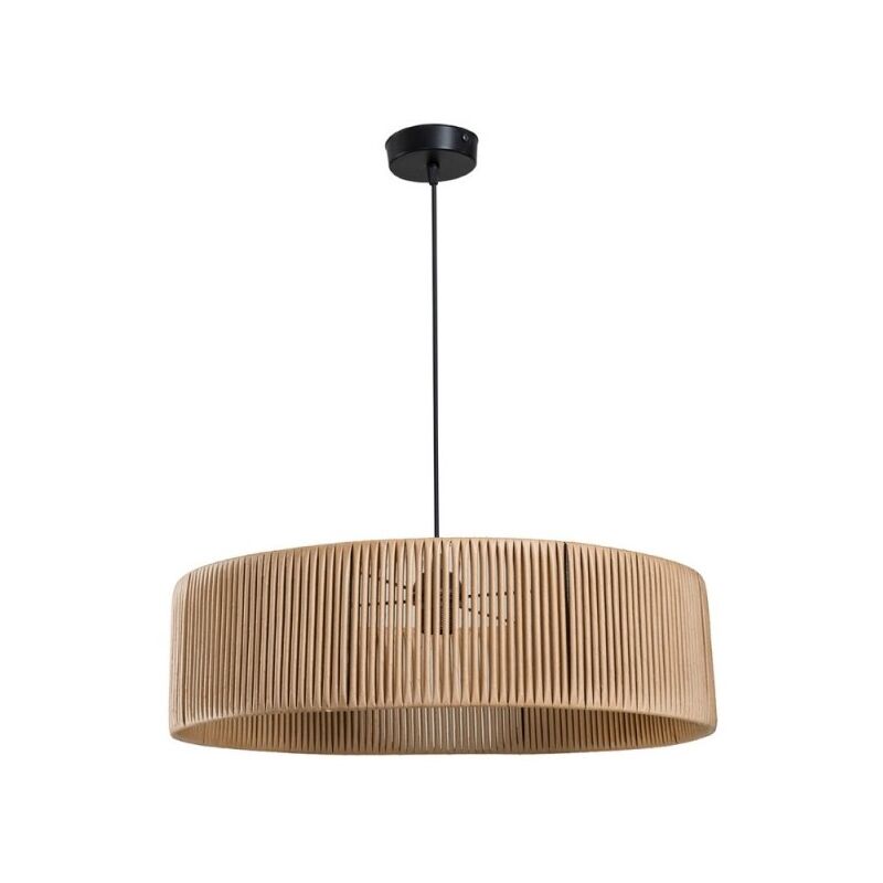 Lampada a sospensione in carta effetto bamboo