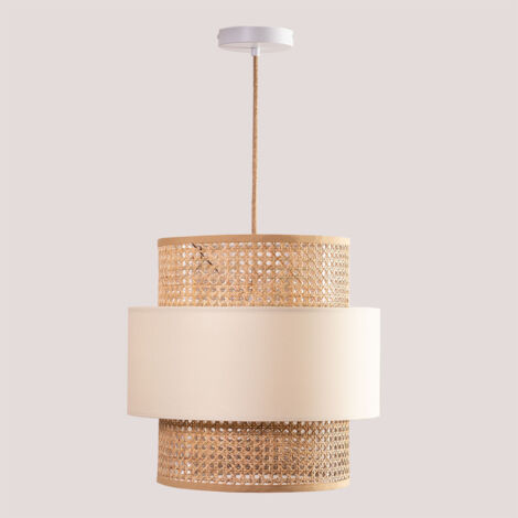 Lampada da soffitto in rattan Satu SKLUM            