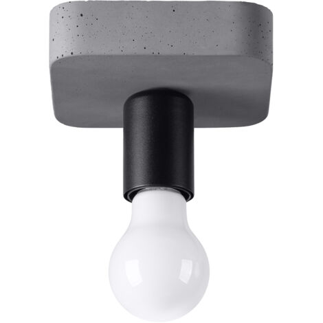 Lampada da soffitto industriale grigia TAVO 1xE27 15W SL.1156 Sollux Lighting
