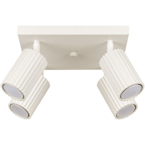 Lampada da soffitto Karbon beige 25x16.5x25cm Sollux