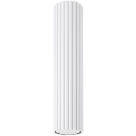 Lampada da soffitto Karbon bianco 6.5x30x6.5cm Sollux