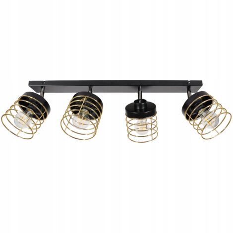 LAMPADA DA SOFFITTO LAMPADA A STRISCIA LAMPADA A SPAZZOLA LAMPADA A LED ORO