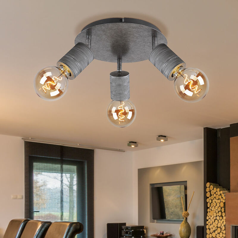 Image of Lampada da soffitto lampada da sala da pranzo lampada da soggiorno lampada da sala da pranzo faretto da soffitto faretto, alluminio metallo argento,