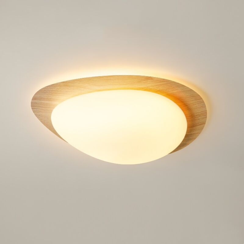 Image of Lampada da Soffitto led 12W Plafoniera Metallo e Acrilico Lampada da Bagno Semi-Incassato Luce Bianco Caldo - 1 Pezzo