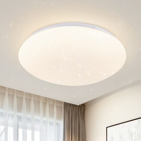 GBLY Lampada da soffitto LED, decoro a cielo stellato, plafoniera luce bianca 4.000K LED integrati 5W, lampadario per camera da letto o soggiorno a risparmio energetico, plastica