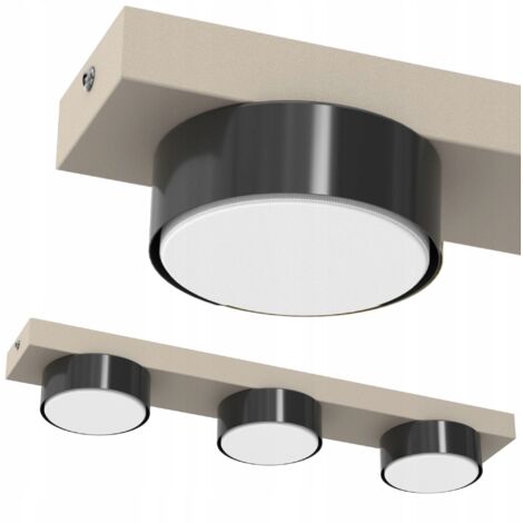 LAMPADA DA SOFFITTO LED LOFT PLAFON GX53 CASHMERE POLACCO LAMPADA DECORATIVA 3 lampadine
