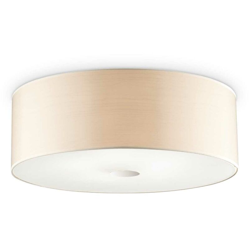 Lampada da soffitto legno D 600 x H 200 mm