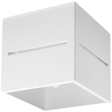 Lampada da soffitto Lobo bianco 10x10x10cm Sollux