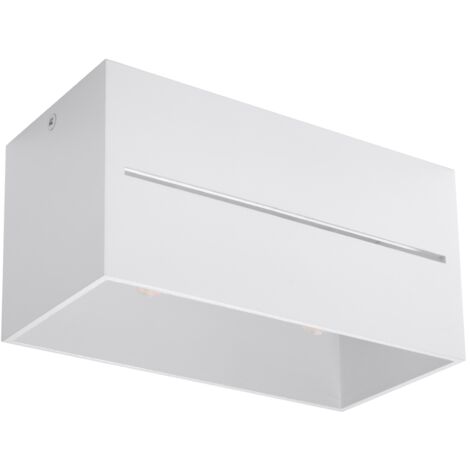 Lampada da soffitto Lobo bianco 20x10x10cm Sollux