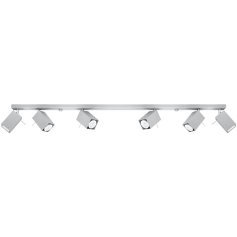 Lampada da soffitto Merida grigio 118x16x6cm Sollux