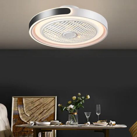 Lampada da soffitto moderna, silenziosa, con app e telecomando, 72 W, 6 velocità, ideale per soggiorno, camera da letto e sala da pranzo