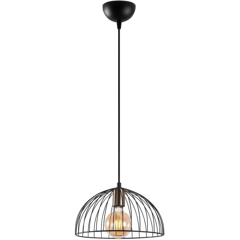 Lampada da soffitto - Nero, 31x31x105