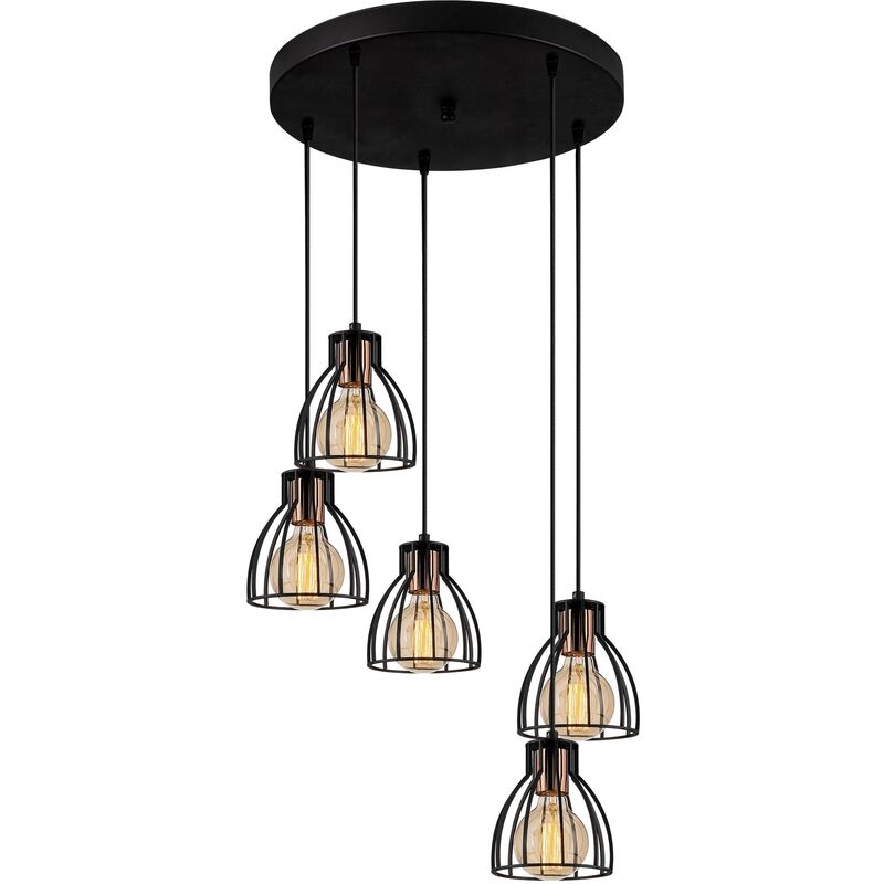 Lampada da soffitto - Nero, 47x109
