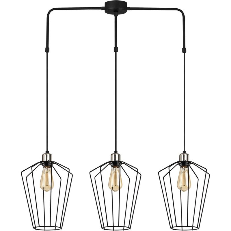 Lampada da soffitto - Nero, 90x25 x140