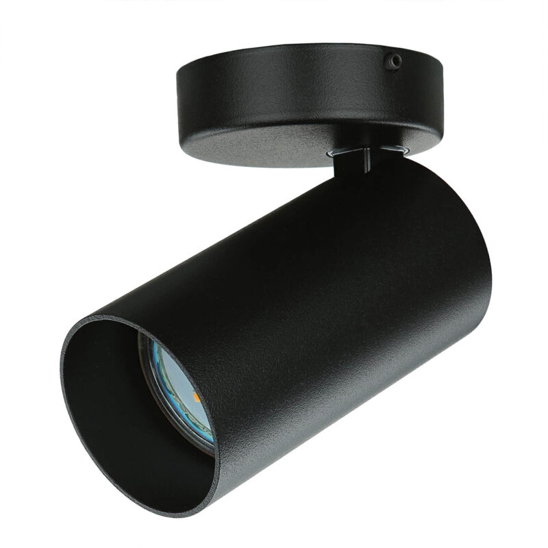 Lampada da soffitto Nero h: 13 cm ø 7 cm