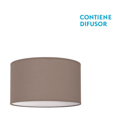 Lampada da soffitto Nicole Marrone 2xE27 (Ø30x14x14cm)