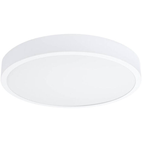 Lampada da soffitto Onyx bianco 50x6x50cm Sollux