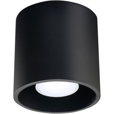 Lampada da soffitto Orbis nero 10x10x10cm Sollux
