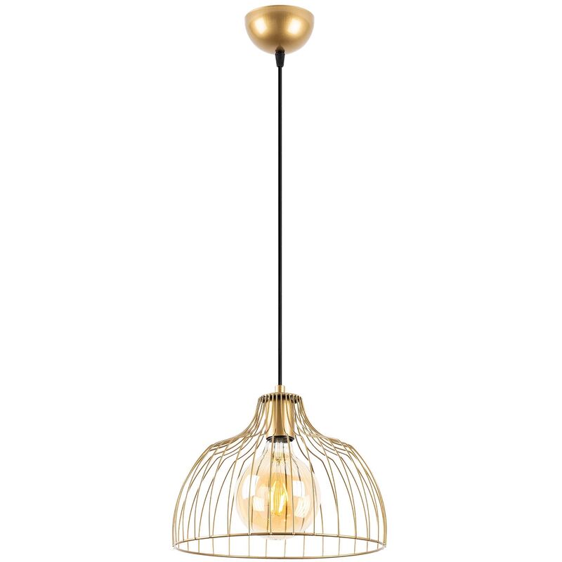 Lampada da soffitto - Oro lucido, 28x28x126