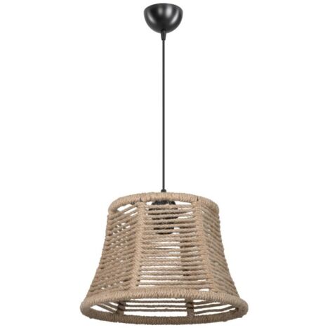 Lampada da soffitto paralume in iuta stile rustico - Besta ASZ1745
