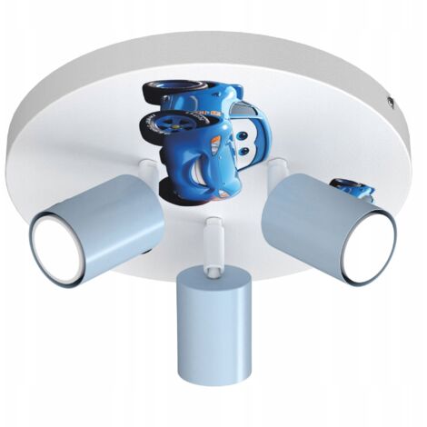 LAMPADA DA SOFFITTO PER BAMBINI A LED CON AUTO POLACCO GU10