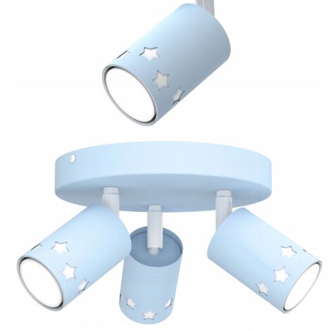 LAMPADA DA SOFFITTO PER BAMBINI A LED CON STELLE BLU