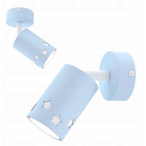 LAMPADA DA SOFFITTO PER BAMBINI A LED CON STELLE BLU