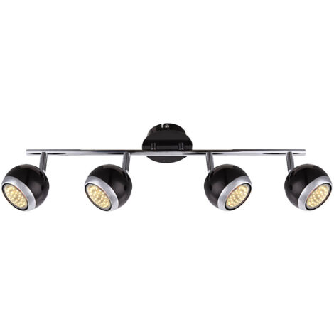 Faretto LED 6W multicolore incasso 6cm tondo bianco silver GU10 effetti  luce colorata 230V LUCE RGBW 6000K SILVER