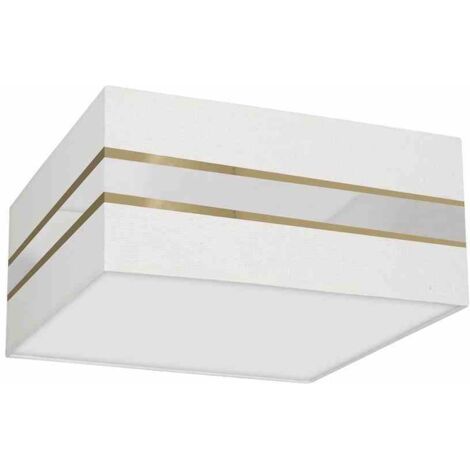 Lampada da soffitto quadrata ULTIMO BIANCO 2xE27