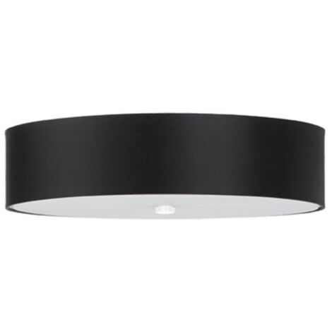 Lampada da soffitto Skala nero 50x16x50cm Sollux