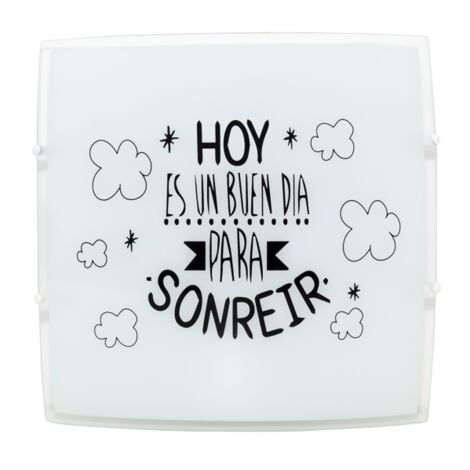 Lampada da soffitto Smile 2xe27 white 30x30