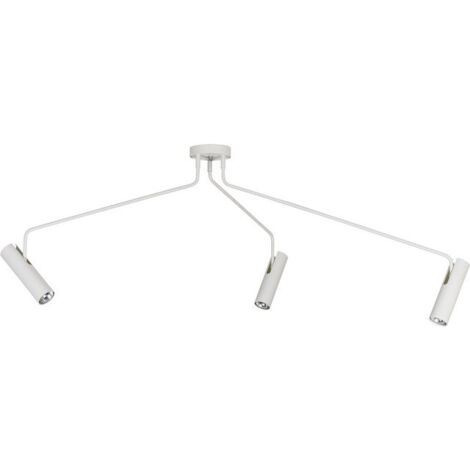 Lampada da soffitto spot bianca a 3 luci