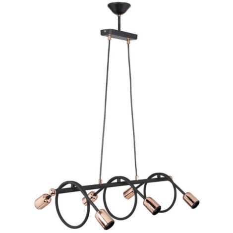 Lampada da soffitto stile contemporaneo con 6 punti luce - Derbent MDL3938
