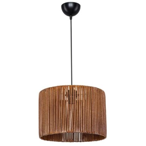 Lampada da soffitto stile rustico in carta marrone - Roya ASZ1700