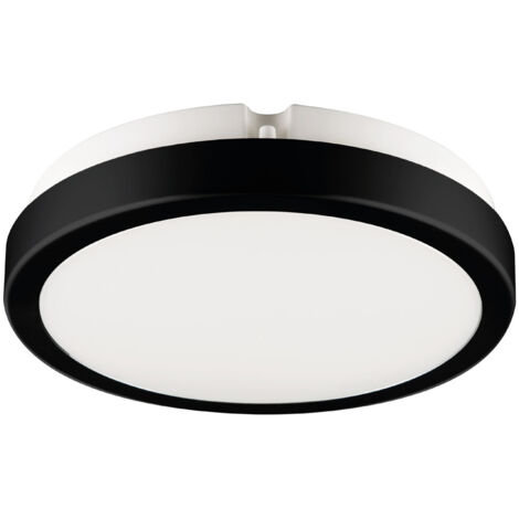 Lampada da soffitto Vera 12W 4000K Nero IP65