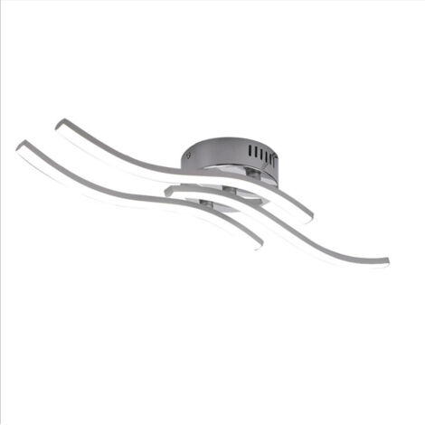 Lampada da soffitto Wave - Tre onde, plafoniere a filo, 60x14x9 cm