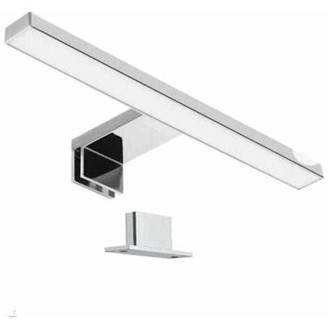 Lampada da specchio per bagno 30cm LED 5W, bianco caldo 3000K, morsetto su specchio/armadietto/parete 300mm con scatola di giunzione IP44