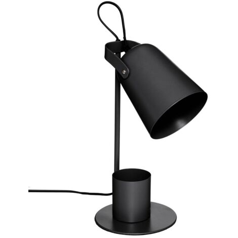 LAMPADA DA STUDIO ELIO E14 D.20XH34CM NERA IN META