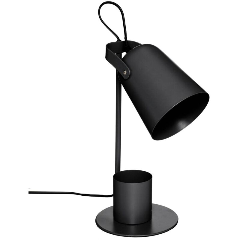 Image of Lampada elio in metallo nero h34cm Atmosphera créateur d'intérieur - Nero