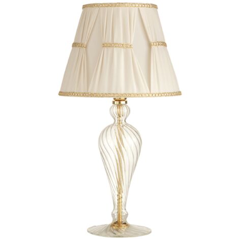 Lampada da tavolo 25x51 cm ROXANNE in vetro soffiato lavorato a mano