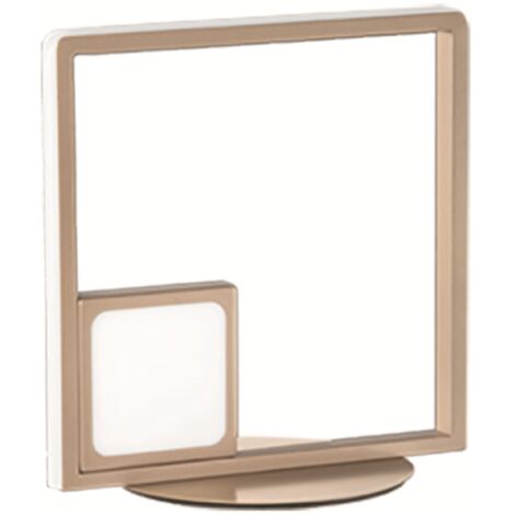 Lampada da tavolo 27x27 cm LED 20+5W - DOWEL moderno Oro