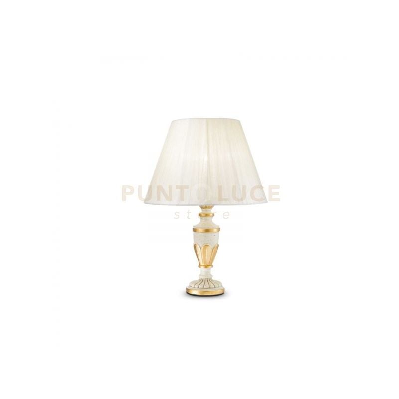 Ideal Lux - lampada da tavolo firenze TL1 bianco