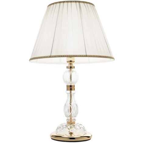 Lampada da tavolo 40x66 cm MARIATERESA in vetro intrecciato