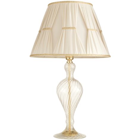 Lampada da tavolo 40x71 cm ROXANNE in vetro soffiato lavorato a mano