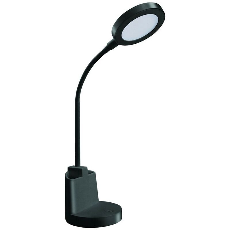 Image of Velamp - lampada da tavolo 7 w - 240 LUMEN/4000 k - nera