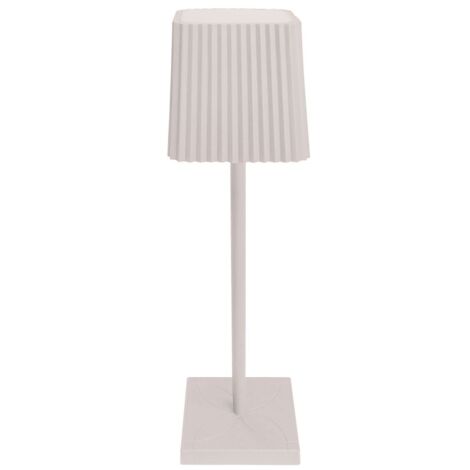 LAMPADA DA TAVOLO A LED BIANCO SENZA FILO DIMMER LUCE CALDA TOUCH RICARICA USB