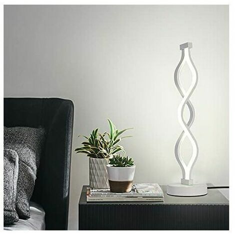 Lampada da tavolo a LED lampada da comodino lampada in metallo dimmerabile 3 temperature di colore, lampada decorativa da 17,7 pollici per soggiorno e studio,