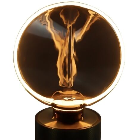 LAMPADA DA TAVOLO A LED O-3 FUME SMOKE FINISH 13X8X17CM, CASA, DECORAZIONI CASA