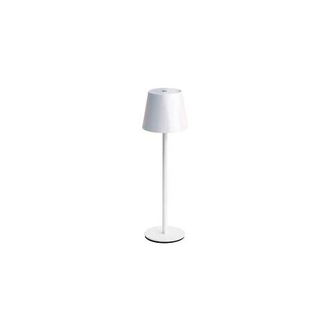 LAMPADA DA TAVOLO A LED RICARICABILE BIANCA  mm.105x360h.    SYNTESY